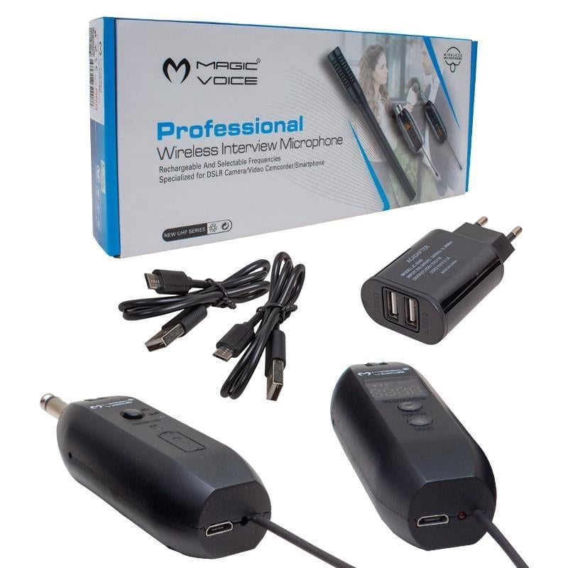 Magicvoice Mv-19603 UHF Kablosuz Kamera Uyumlu Mikrofon