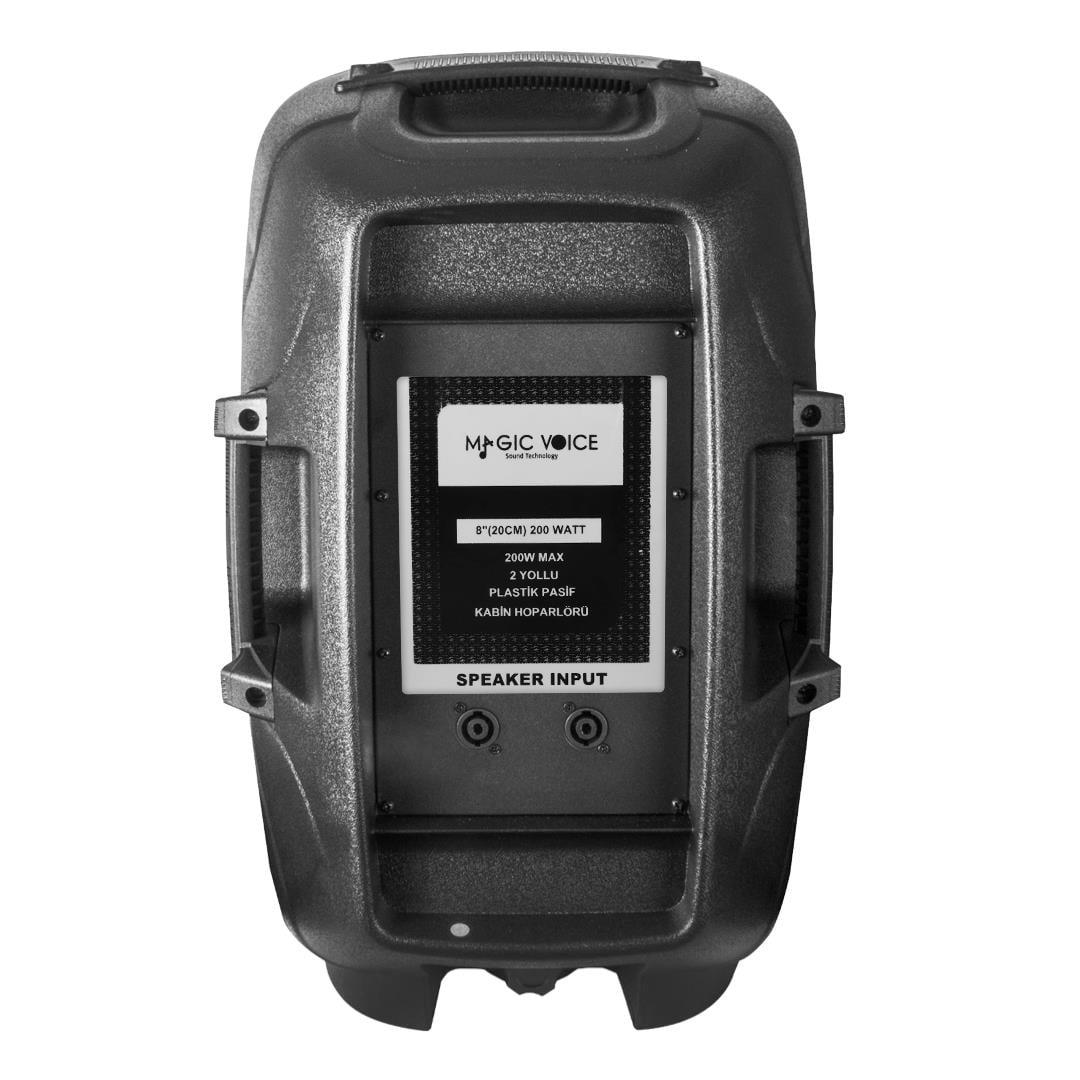 MagicVoice MV-3408 20 Cm 200 Watt 8'' Plastik Kabin Pasif Hoparlör