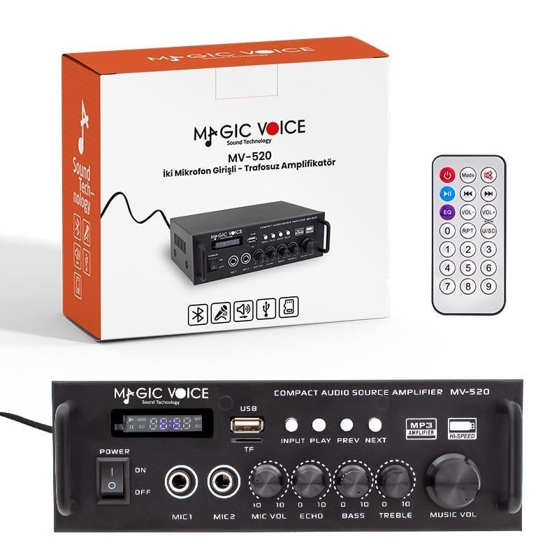 MagicVoice MV-520 Dijital Karaoke Mikser Amfi