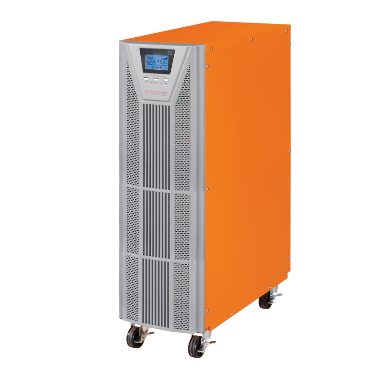 MAKELSAN 6KVA POWERPACK SE ONLINE LCD EKRAN TOWER UPS Ücretsiz Kurulum 1/1 (16X7AH) (+V.2)  K.G.K_PF=1