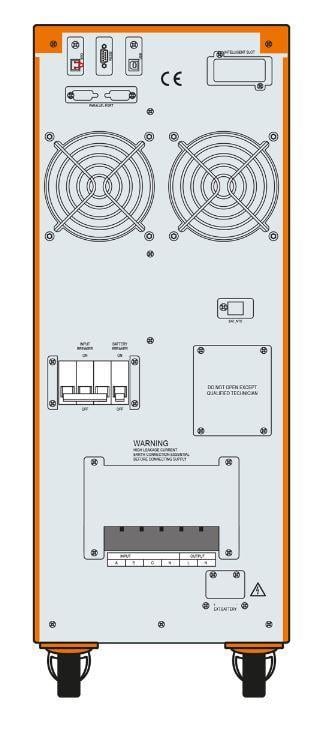 MAKELSAN POWERPACK SE 10KVA 1F/1F (20X9AH) PF;0,9 6/12DK ONLINE UPS