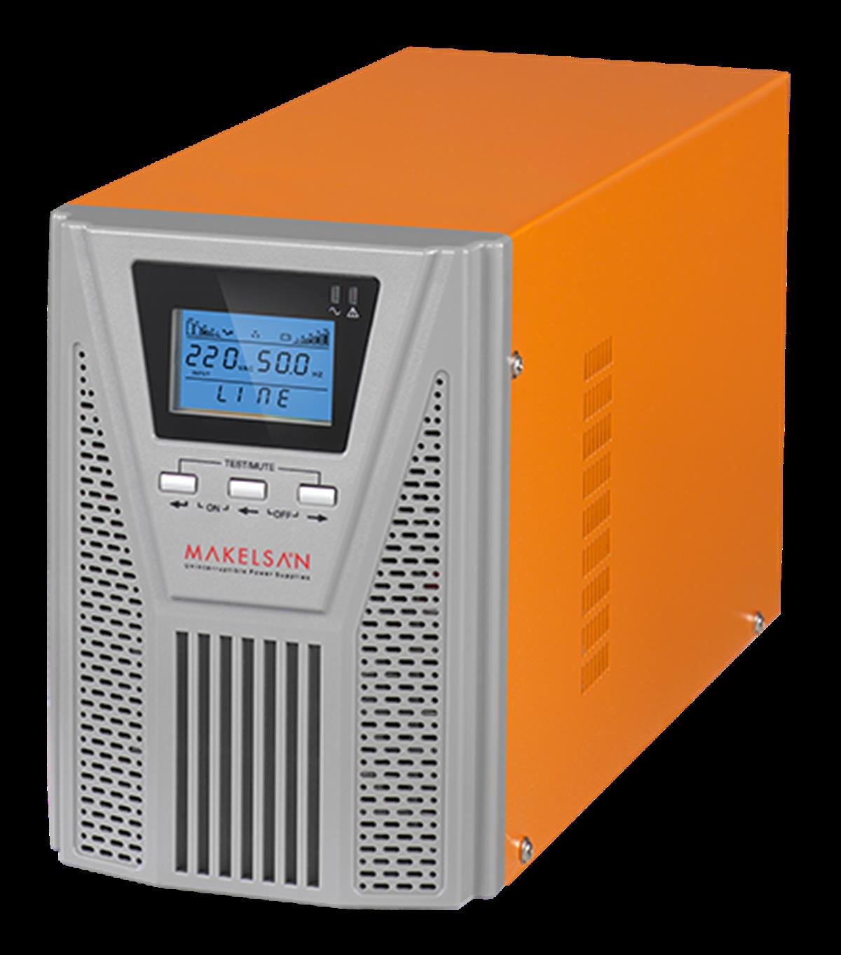 MAKELSAN POWERPACK SE 1KVA / 900W (1F/1F) 4-8dk (2x 12V/7AH) ONLINE MU01000N11EAV04