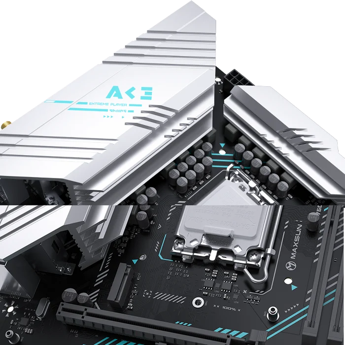 MAXUN B760M GAMING WIFI6E ACE DDR5 HDMI PCIE 4.0 1700p mATX