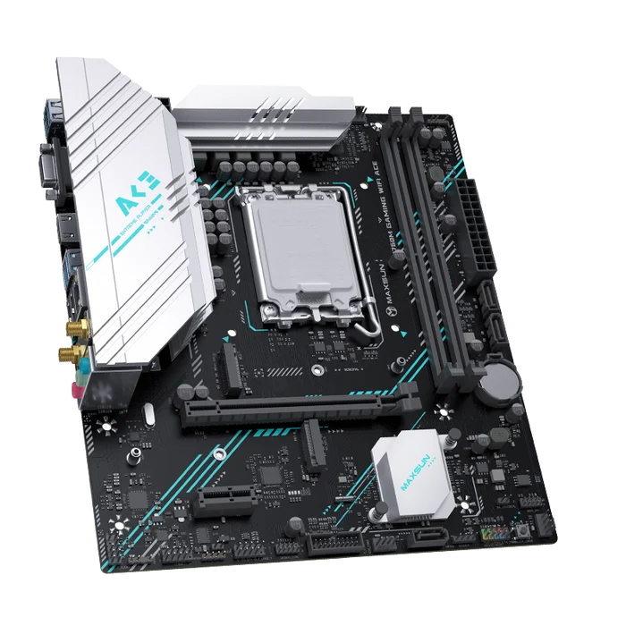 MAXUN B760M GAMING WIFI6E ACE DDR5 HDMI PCIE 4.0 1700p mATX