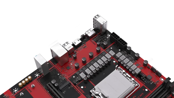 MAXUN B760M I-CAFE DDR5 HDMI-DP PCIE 5.0 1700p mATX