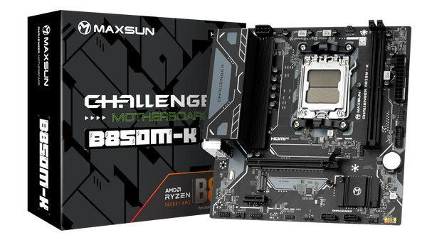 MAXUN CHALLANGER B850M-K HDMI PCIE 5.0 AM5 mATX
