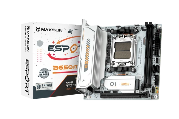 MAXUN eSport B650ITX WIFI ICE DDR5 HDMI-DP PCIE 4.0 AM5 mITX