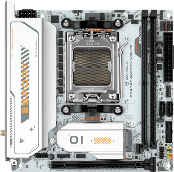 MAXUN eSport B650ITX WIFI ICE DDR5 HDMI-DP PCIE 4.0 AM5 mITX