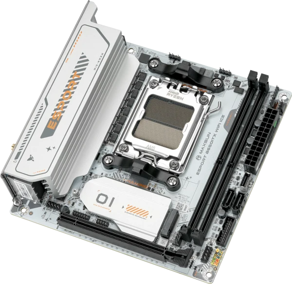 MAXUN eSport B650ITX WIFI ICE DDR5 HDMI-DP PCIE 4.0 AM5 mITX