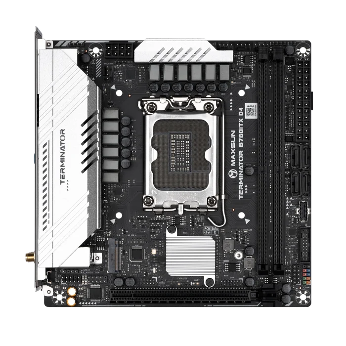 MAXUN TERMINATOR B760ITX D4 WIFI DDR4 HDMI-DP PCIE 4.0 1700p mITX