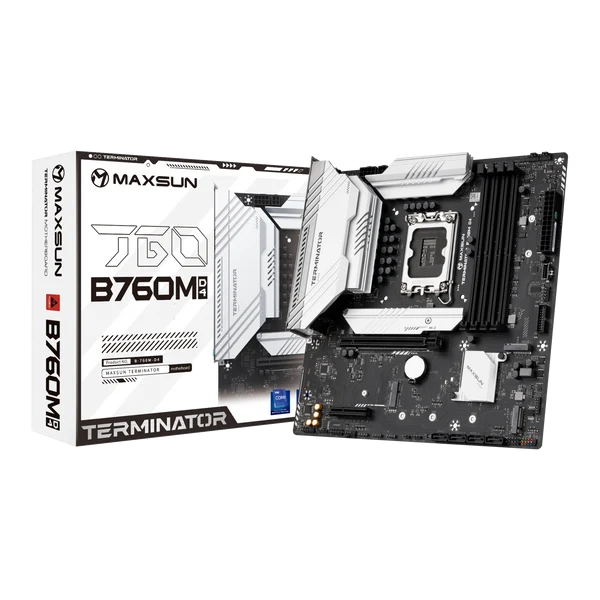 MAXUN TERMINATOR B760M DDR4 HDM-DP PCIE 4.0 1700p mATX