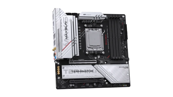 MAXUN TERMINATOR B850M PRO WIFI6E DDR5 HDMI-DP TYPEC PCIE 5.0 AM5 mATX