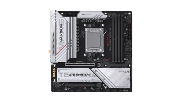 MAXUN TERMINATOR B850M PRO WIFI6E DDR5 HDMI-DP TYPEC PCIE 5.0 AM5 mATX