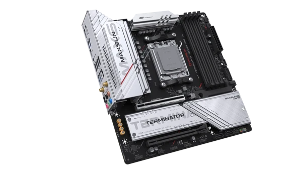 MAXUN TERMINATOR B850M PRO WIFI6E DDR5 HDMI-DP TYPEC PCIE 5.0 AM5 mATX