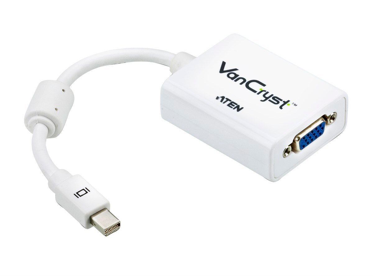 Mini DisplayPort (Mini DP) <-> VGA Çevirici Adaptör (Mini DisplayPort to VGA Adapter)