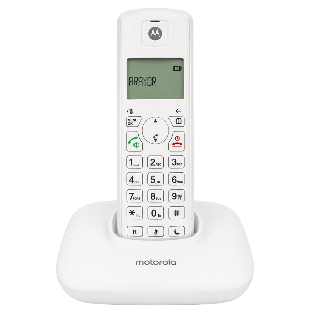 Motorola T401+ Dect Beyaz Telsiz Sabit Hat Kablosuz Telefon