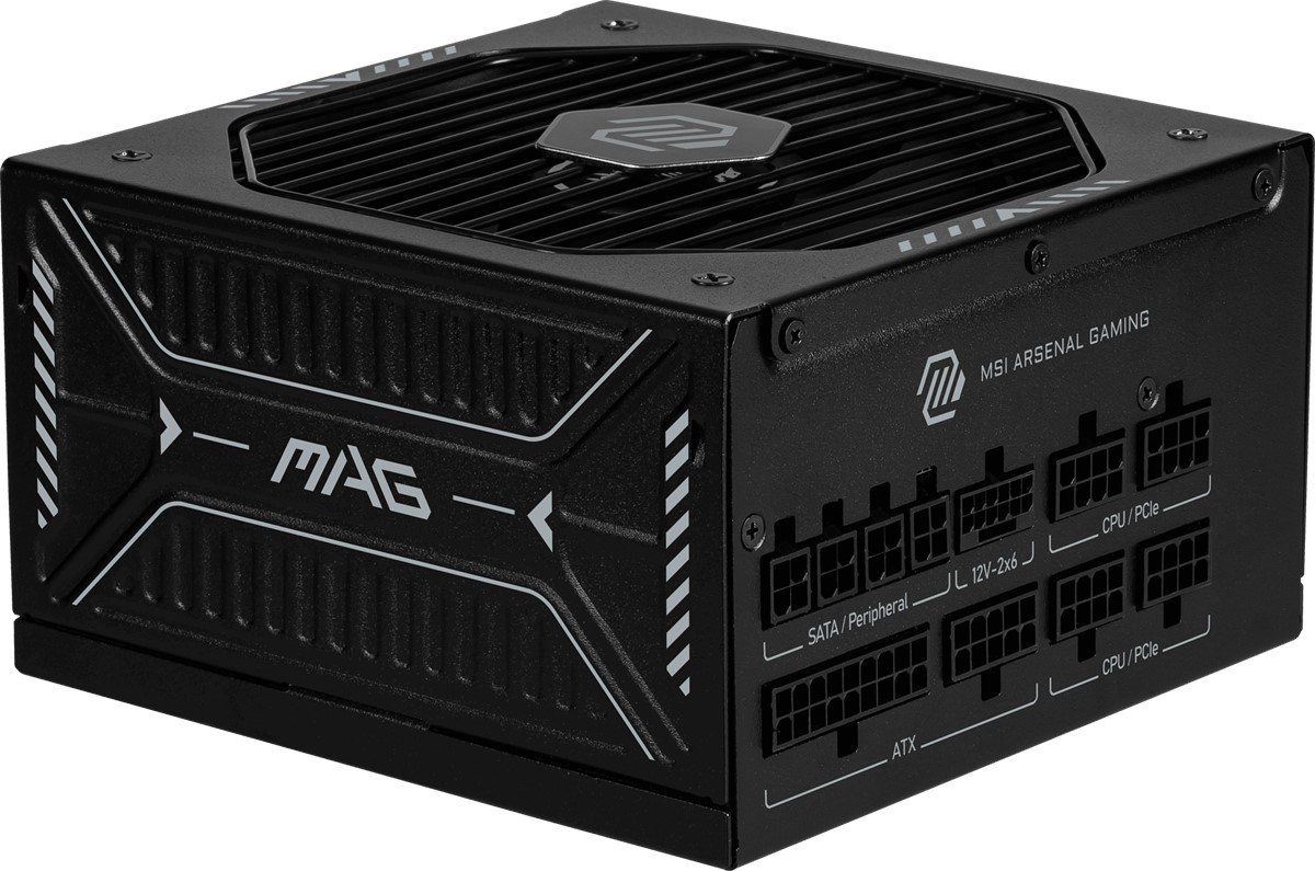 MSI 1000w 80+ Gold MAG A1000GLS PCIE5 Tam Modüler Power Supply