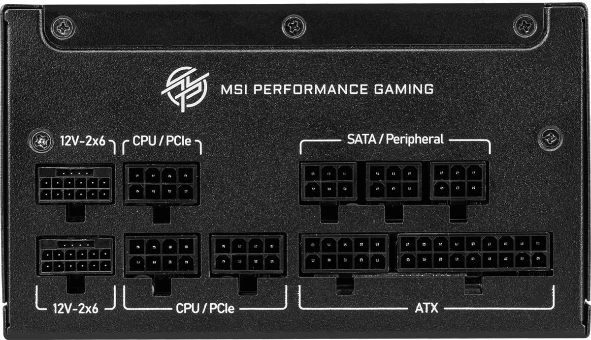 MSI 1000w 80+ Gold MPG A1000GS PCIE5 Tam Modüler Power Supply