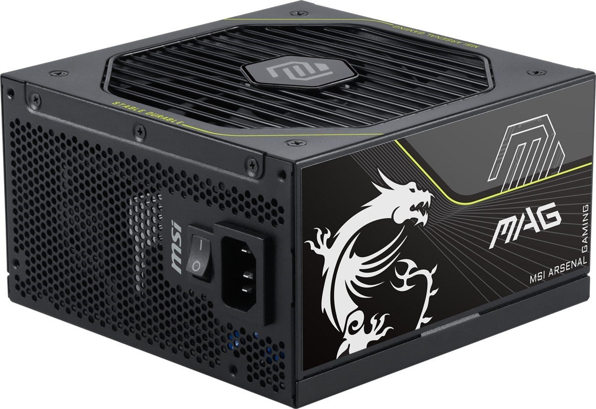 MSI 1200W 80+ PLATINUM MAG A1200PLS PCIE5 Tam Modüler Power Supply