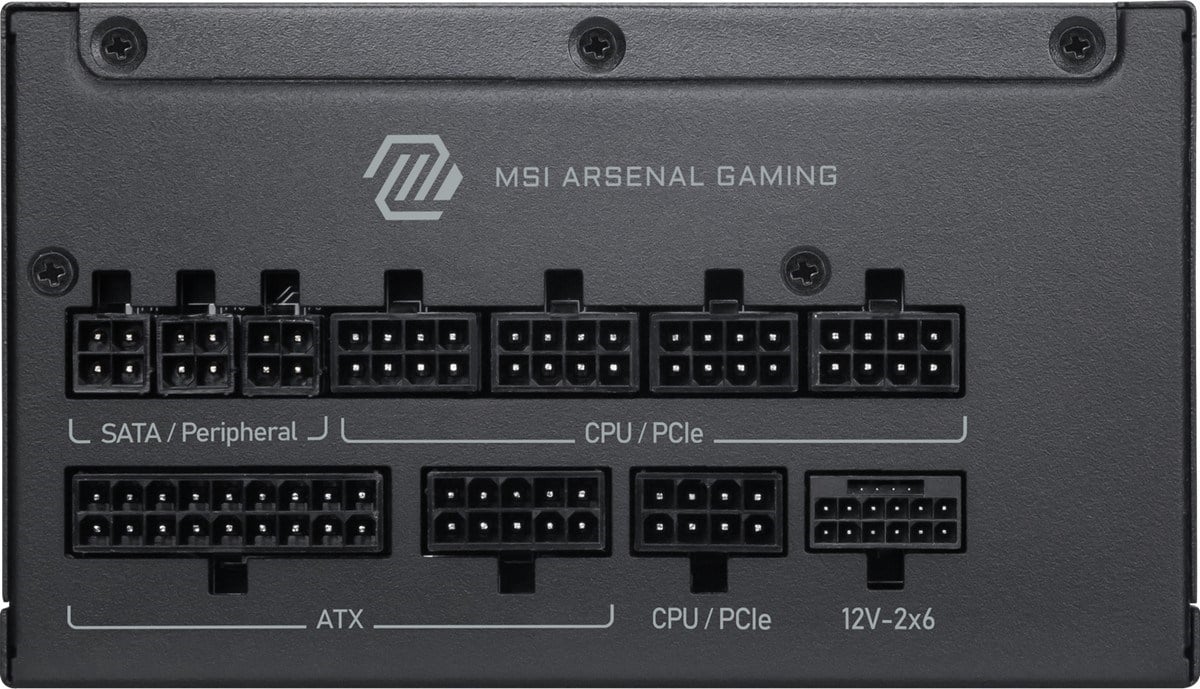 MSI 1200W 80+ PLATINUM MAG A1200PLS PCIE5 Tam Modüler Power Supply