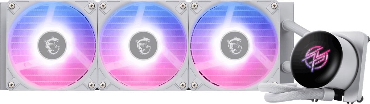 MSI 360mm MPG CORELIQUID P13 360 WHITE ARGB AM5-1851P Sıvı Soğutmalı İşlemci Fanı Beyaz