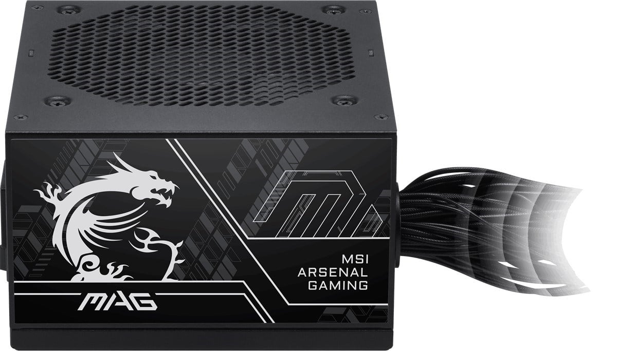 MSI 750w 80+ Bronze MAG A750BN PCIE5 III Power Supply