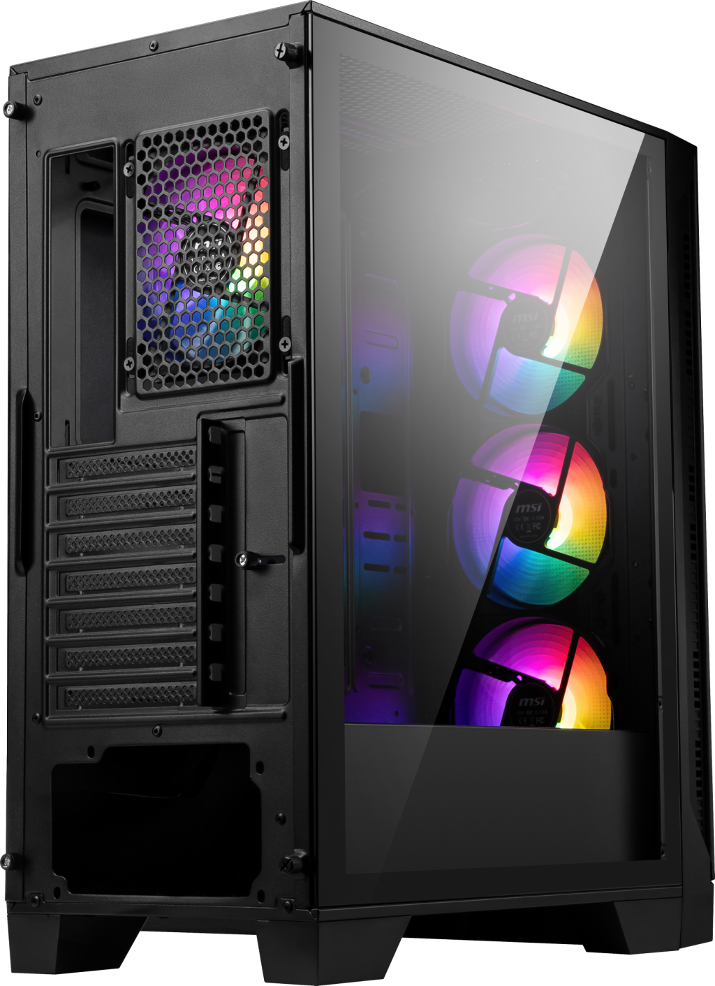 MSI 750W 80+ BRONZE MAG FORGE 121A B75 PCIE5 II Gaming Mid-Tower PC Kasası