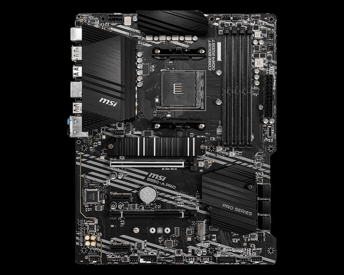 MSI B550-A PRO DDR4 3200MHZ 1XHDMI 1XDP 2XM.2 USB 3.2 ATX AM4