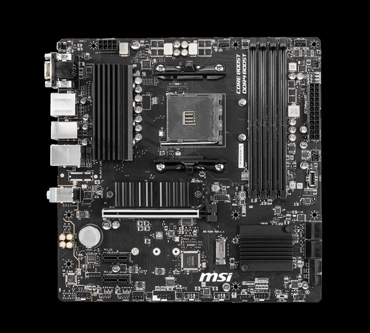 MSI B550M PRO-VDH DDR4 4400MHZ 1XVGA 1XDMI 1XDP 2XM.2 USB 3.2 MATX AM4