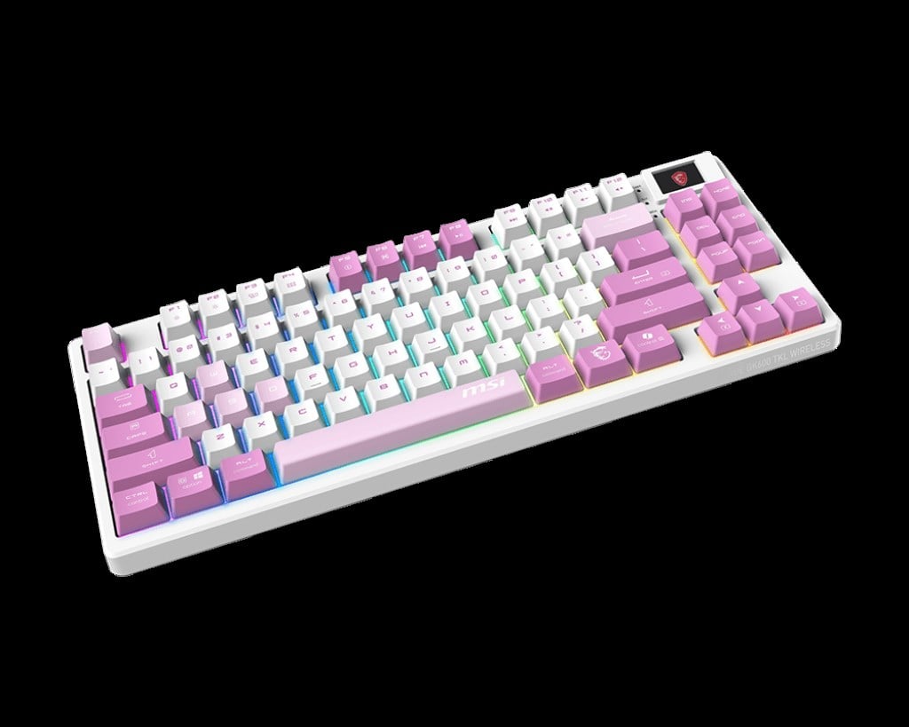 MSI FORGE GK600 TKL W VIOLET TR GAMING KLAVYE