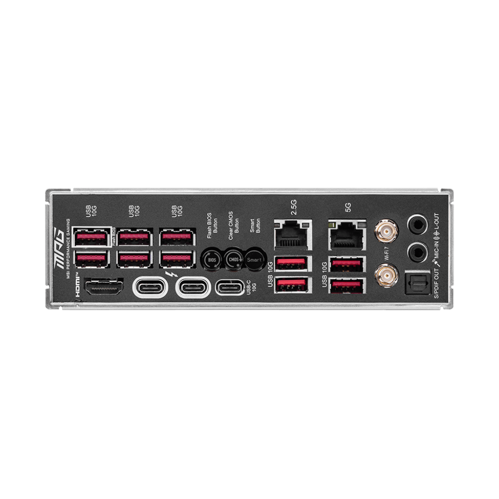 MSI MPG Z890 CARBON WIFI-7 DDR5 HDMI DP PCIE 5.0 1851p ATX