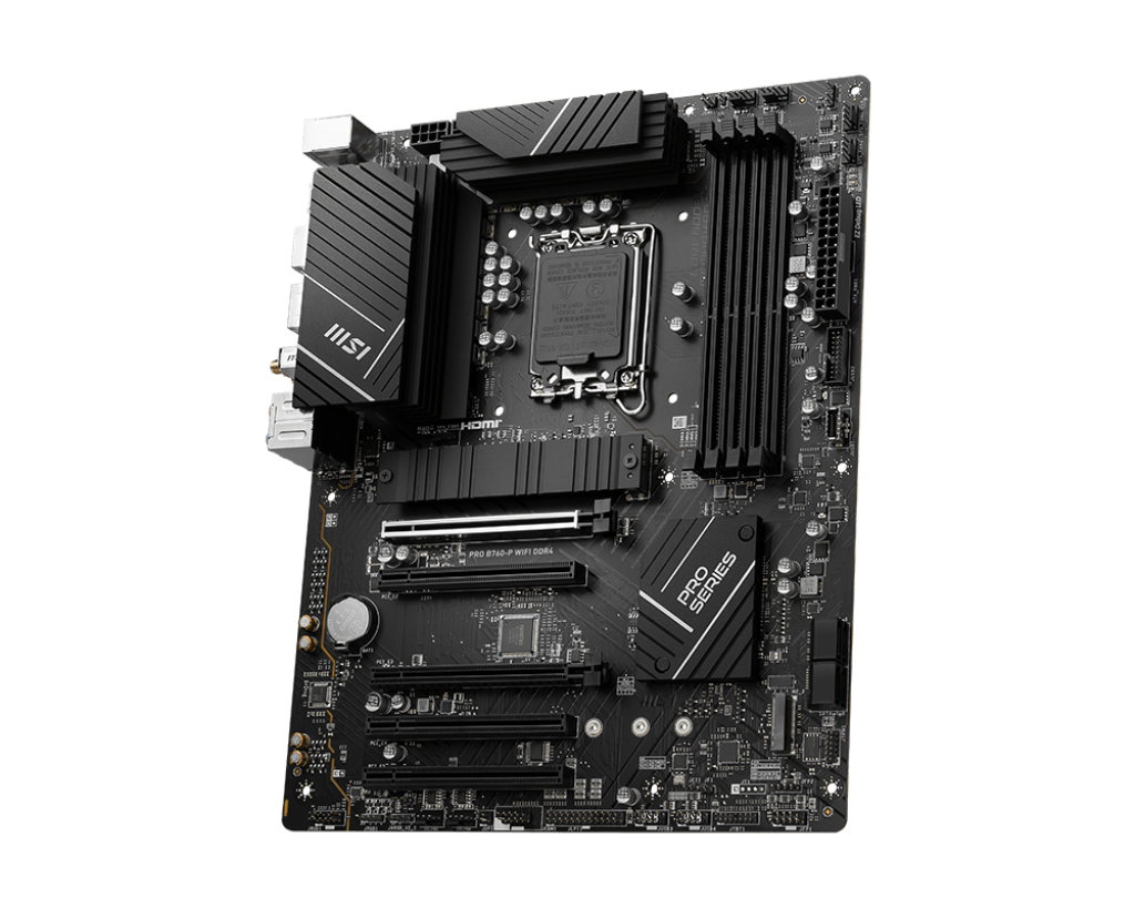 MSI PRO B760-P WIFI6E DDR4 HDMI-DP TYPEC PCIE 4.0 1700p ATX