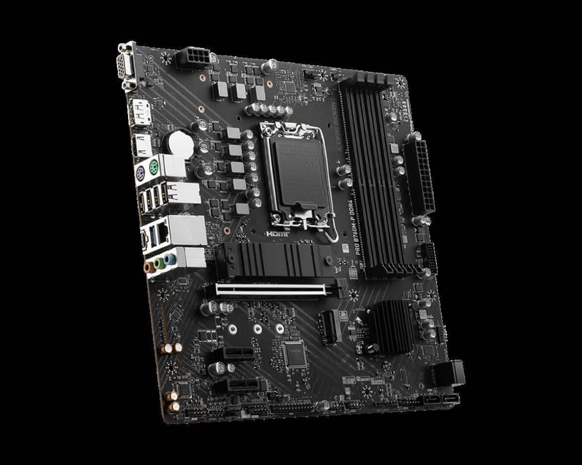 MSI PRO B760M-P DDR4 4800(OC) DDR4 HDMI DP M.2 ATX 1700p 