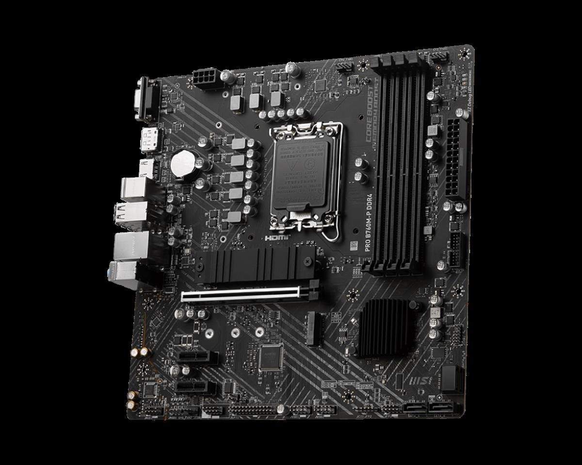 MSI PRO B760M-P DDR4 4800(OC) DDR4 HDMI DP M.2 ATX 1700p 