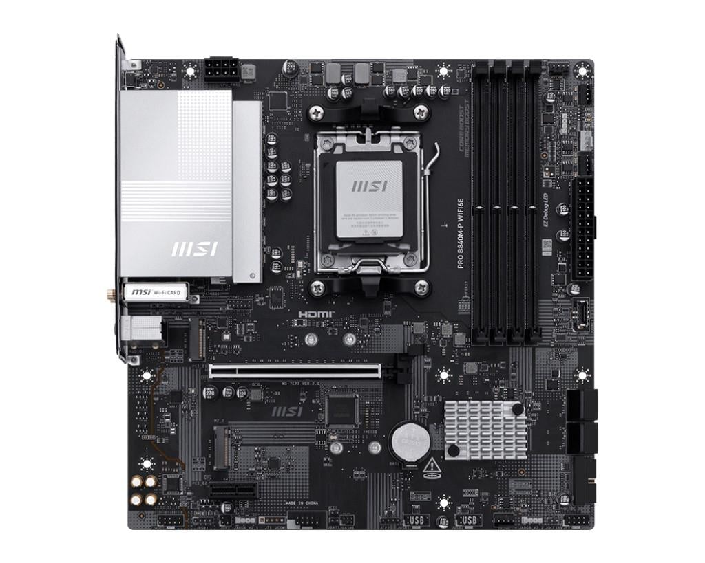MSI PRO B840M-P WIFI6E DDR5 mATX AM5