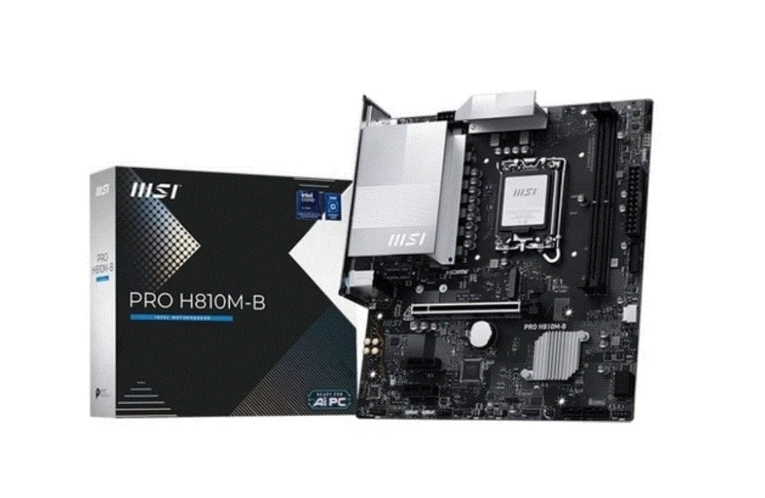 MSI PRO H810M-B H810 DDR5 (Vga Yok) GLan 2.5G mATX 1851p Anakart