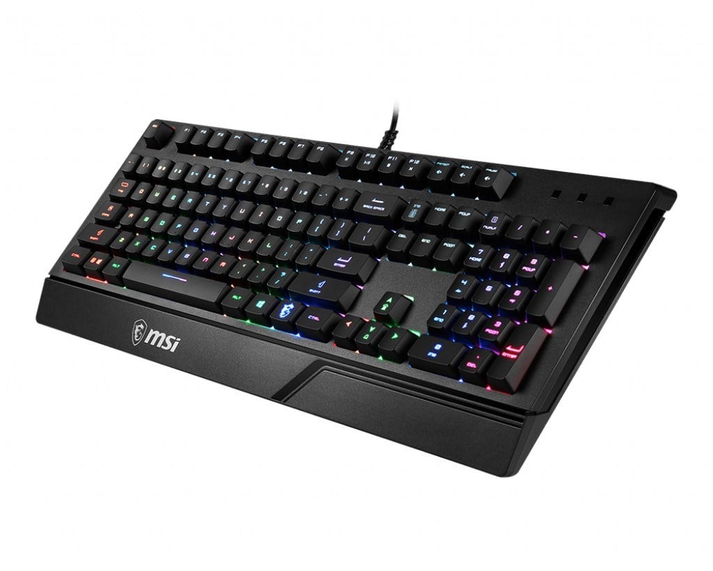 MSI Q TR Vigor GK20 RGB Ledli Sessiz Membran Siyah Oyuncu Klavyesi