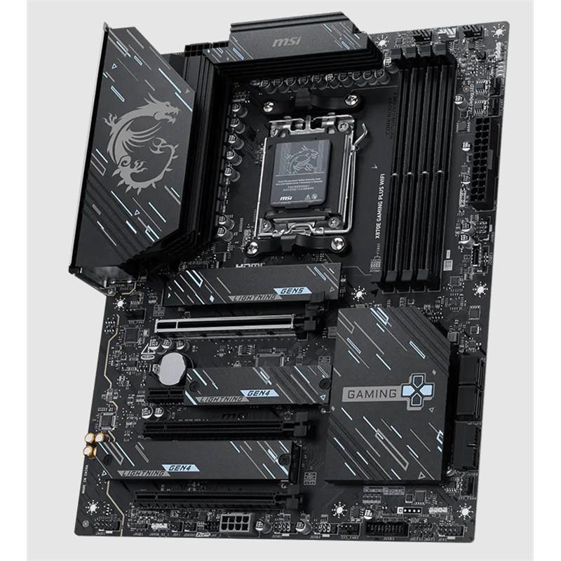 MSI X870E GAMING PLUS WIFI DDR5 8200MT/S 1XHDMI 3XM.2 USB AM5 ATX(AMD AM5 9000/8000/7000 SERİLERİ İLE UYUMLU)