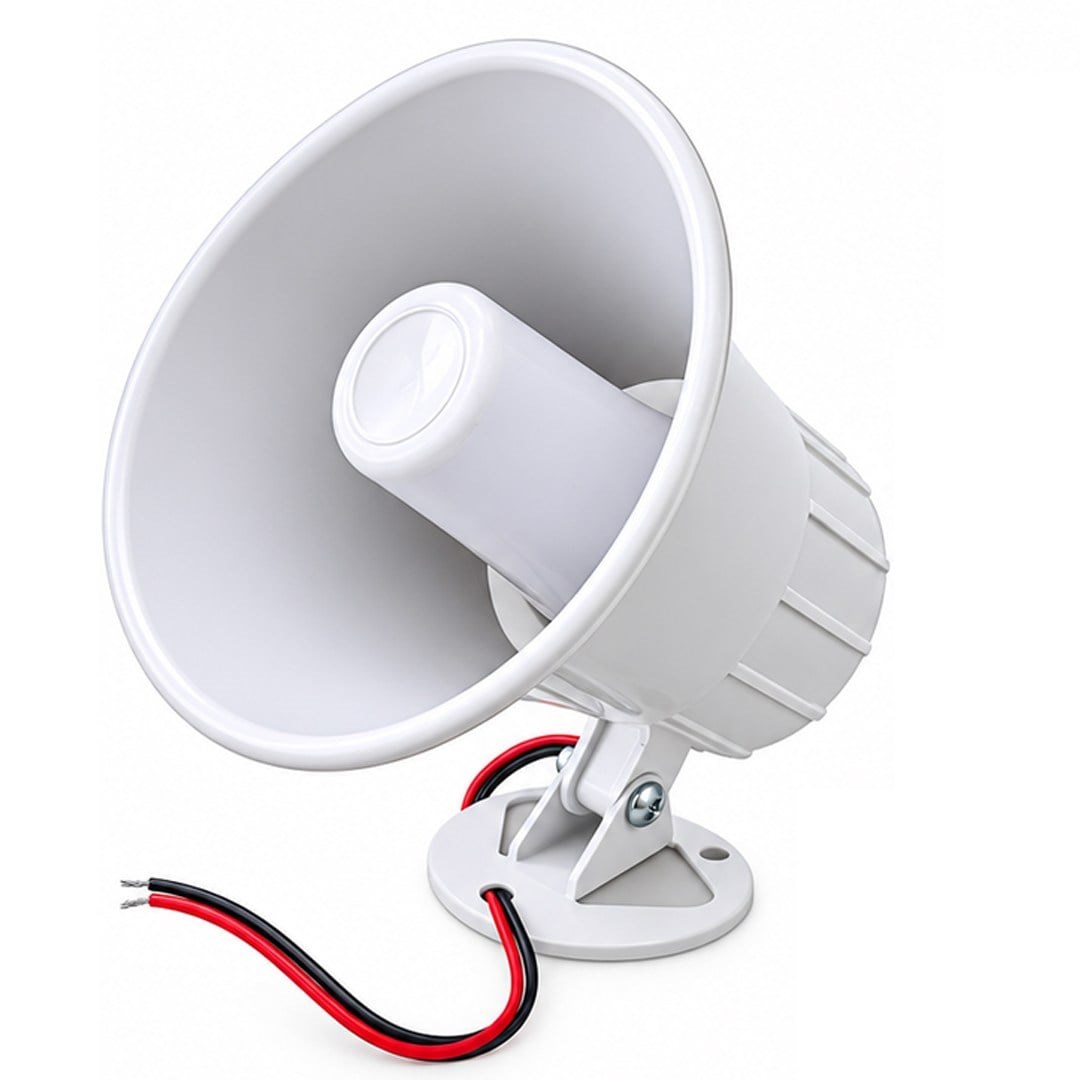No-Tel CON-20 Mini 20 Watt Beyaz 2'li Set Horn Hoparlör