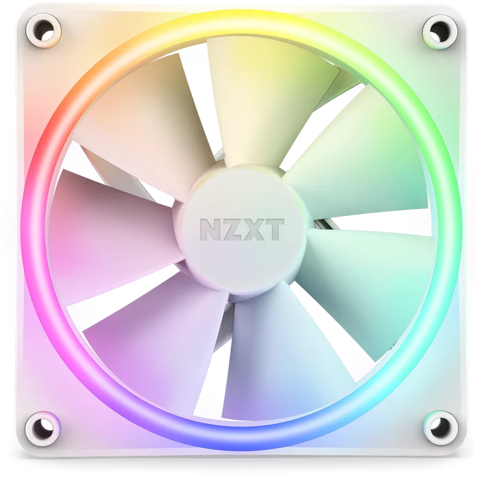 NZXT 140MM RF-D14SF-W1 F140 RGB Duo Single Kasa Fanı Beyaz