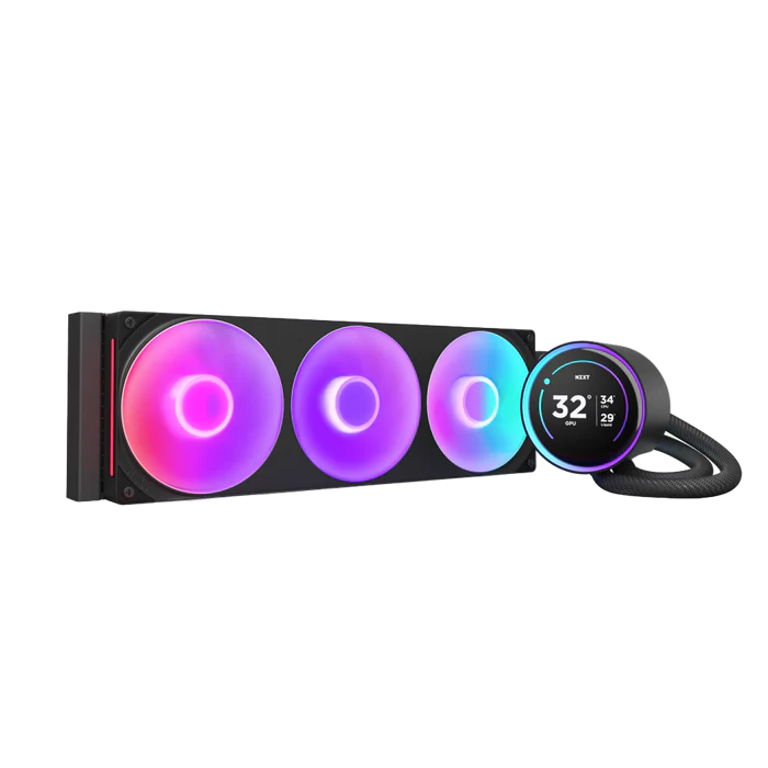 NZXT 360MM LCD KRAKEN ELITE 360 RGB v2 RL-KR36E-B2 AM5-1851p Sıvı Soğutmalı İşlemci Fanı