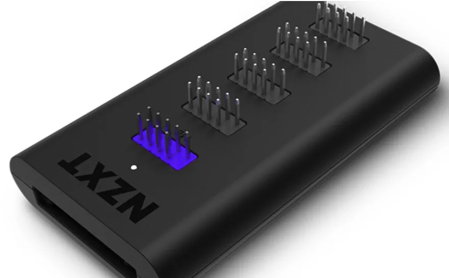 NZXT AC-IUSBH-M3 Dahili USB Hub Gen3 - 1x USB 2.0 Header Giriş + 4x USB 2.0 Dahili Port