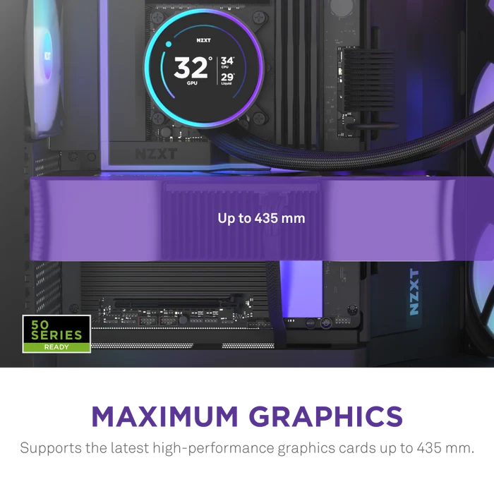 NZXT H9 FLOW RGB 2025 CM-H92FB-P1 Dual-Chamber EATX PC Kasası