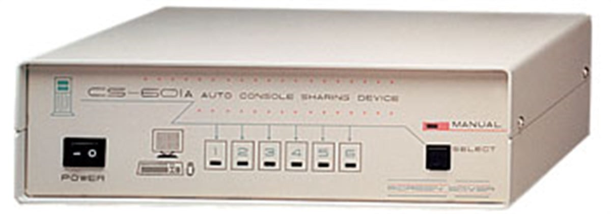 PC Paylaşım Cihazı (AT CPU Switch), 6 PC, 1 giriş - 6 çıkış

