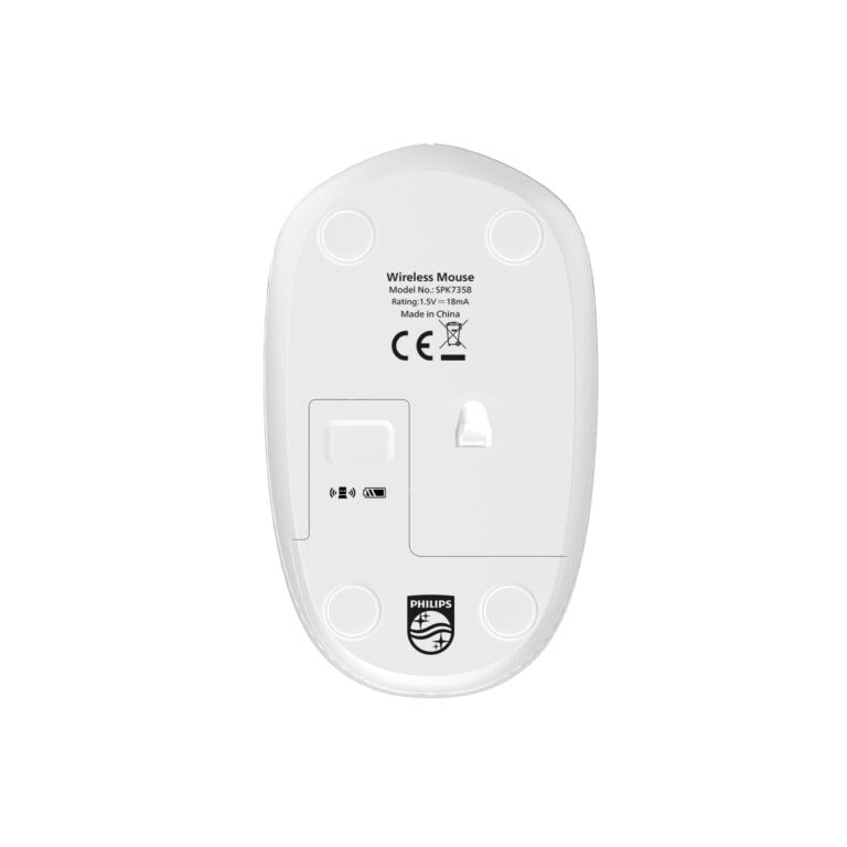 PHİLİPS KABLOSUZ  MOUSE SPK7358W BEYAZ
