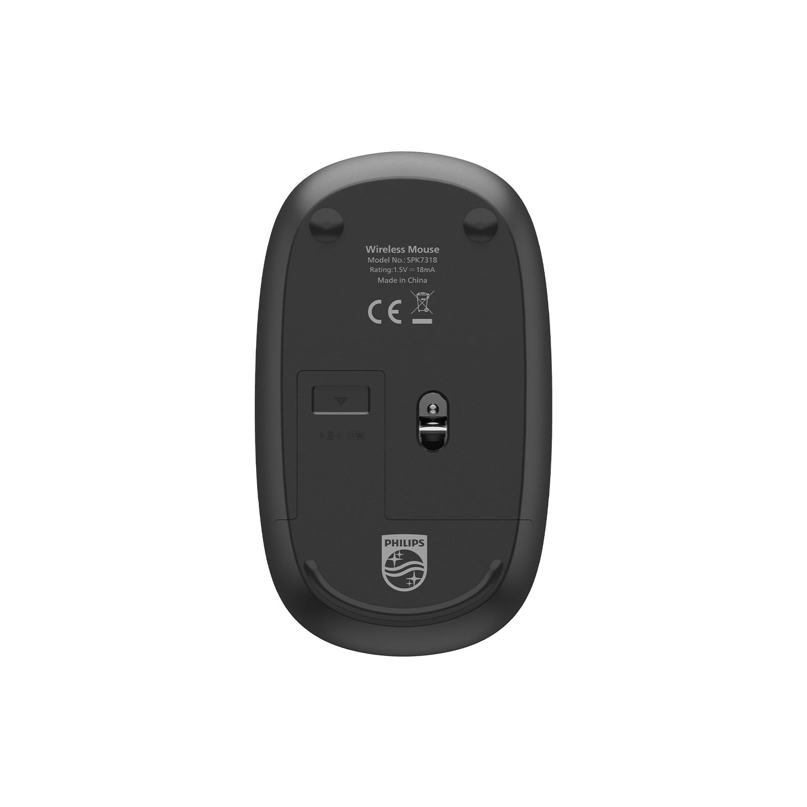 PHILIPS KABLOSUZ MOUSE SPK7318B SİYAH
