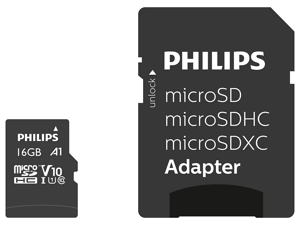 PHILIPS MicroSD 16GB FM16MP45B/00 Class10 Hafıza Kartı