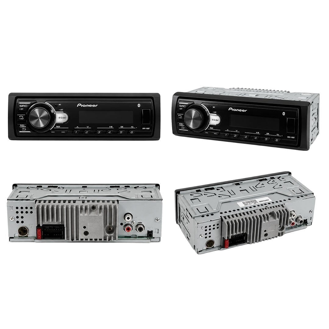 Pioneer MVH-140BT Usb Fm Aux Mp3 Bluetooth'lu Mekaniksiz Oto Teyp 4x50 Watt