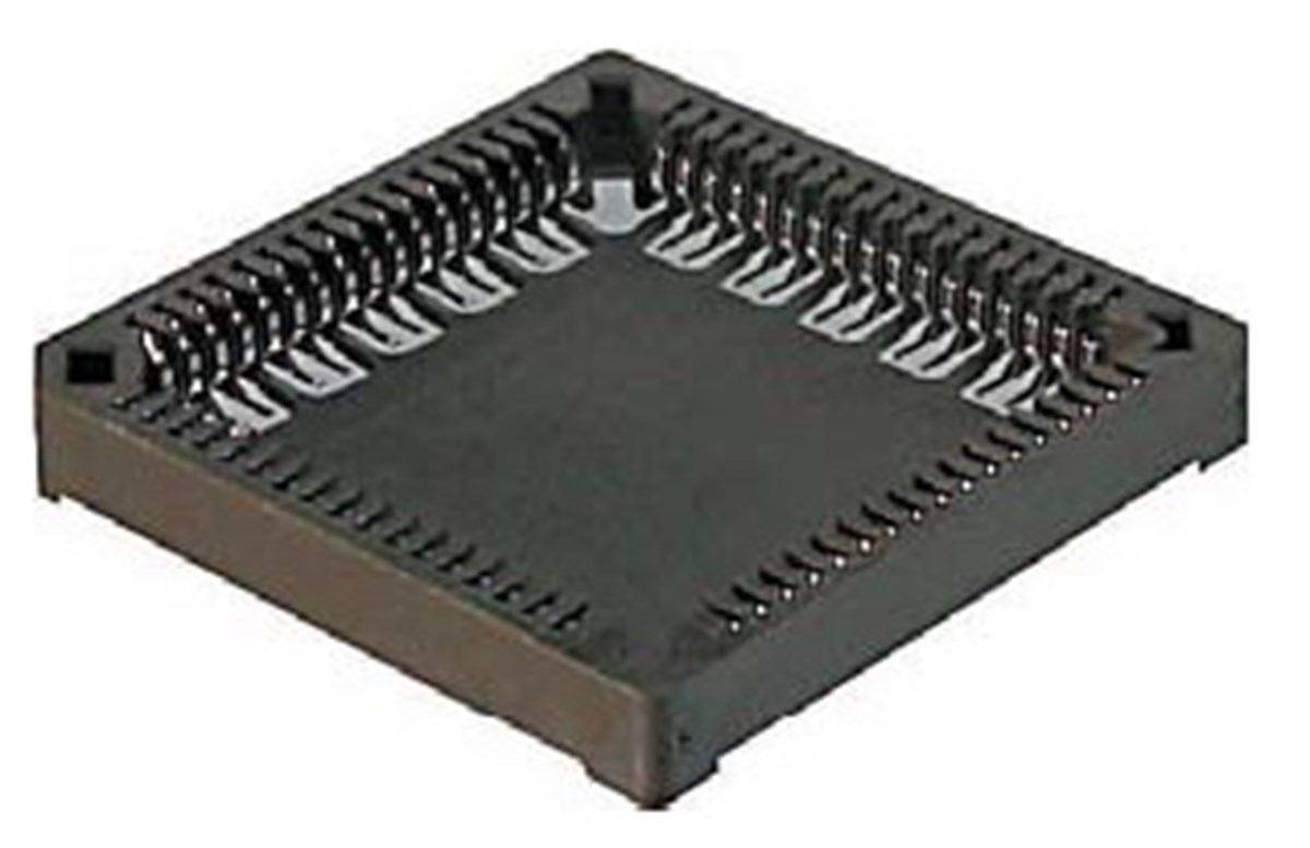 PLCC socket, without polarizing peg