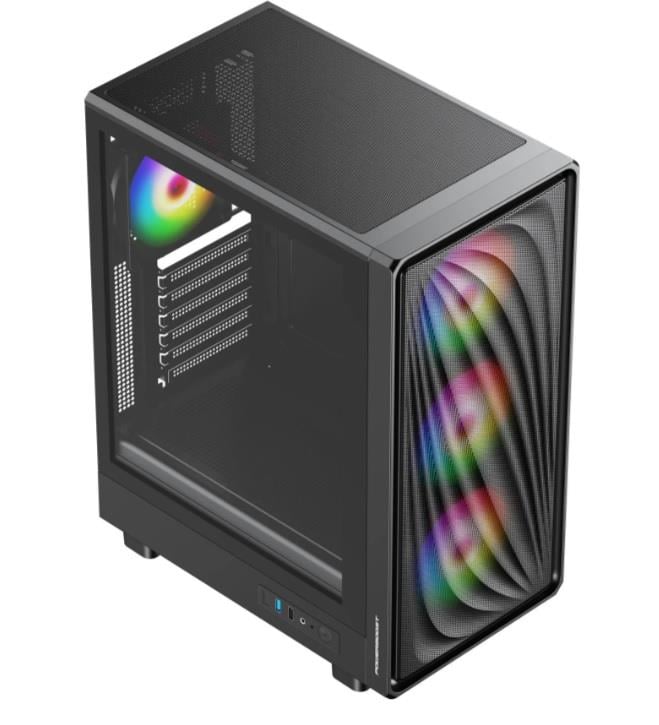 POWER BOOST PB-A5065B 650W 80+ Bronze Siyah Mesh Panel Mid Tower ATX Kasa
